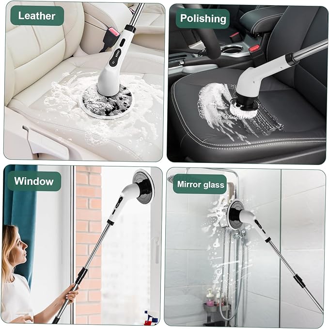 Electric Spin Scrubber – 9-in-1 Cleaning Brush